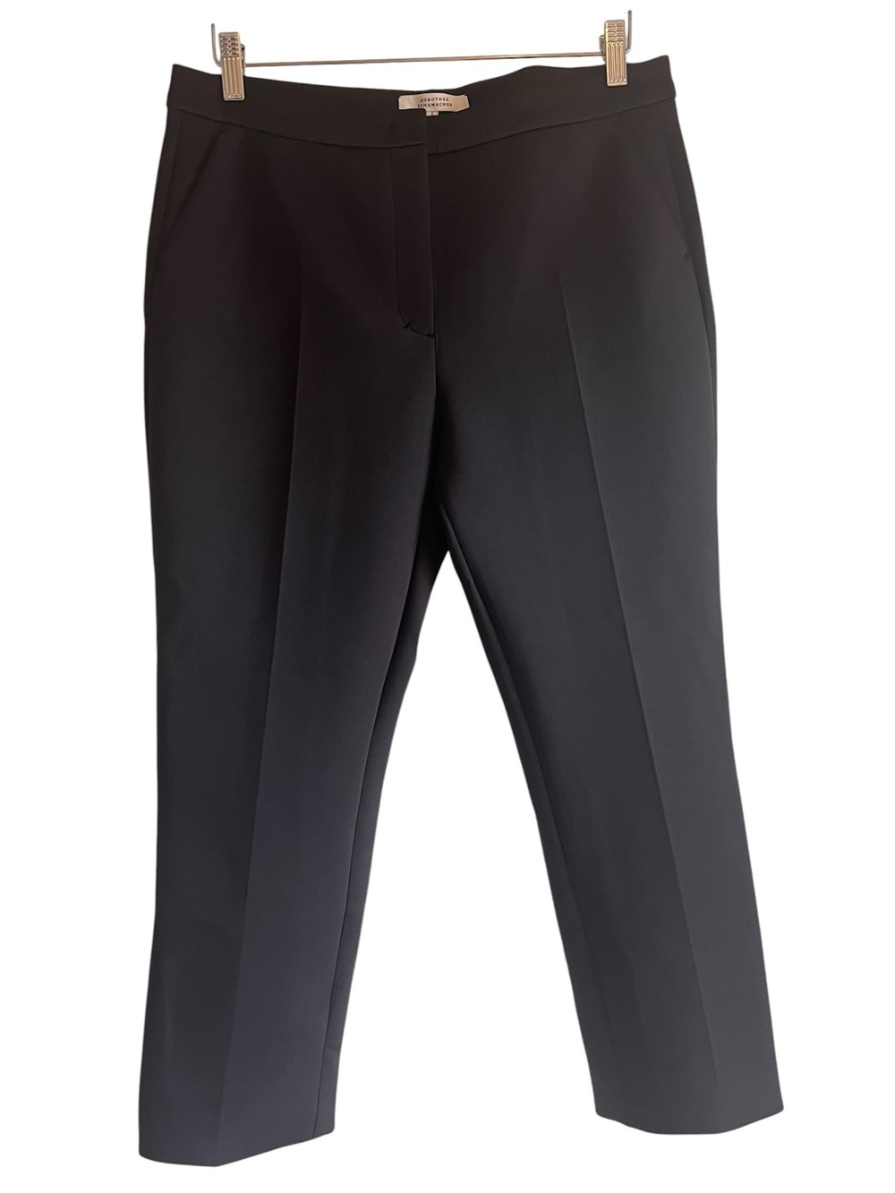 Dorothee Schumacher slim leg flat front stretch trousers XL excellent condition